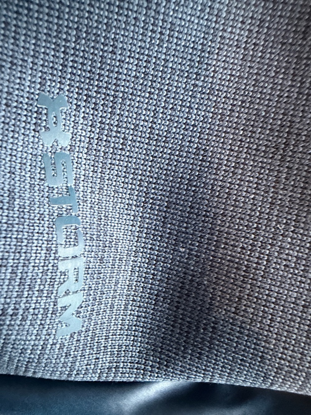 Under Armour Navy Hooded Jacket with Pink Zipper - Picture 3 of 5